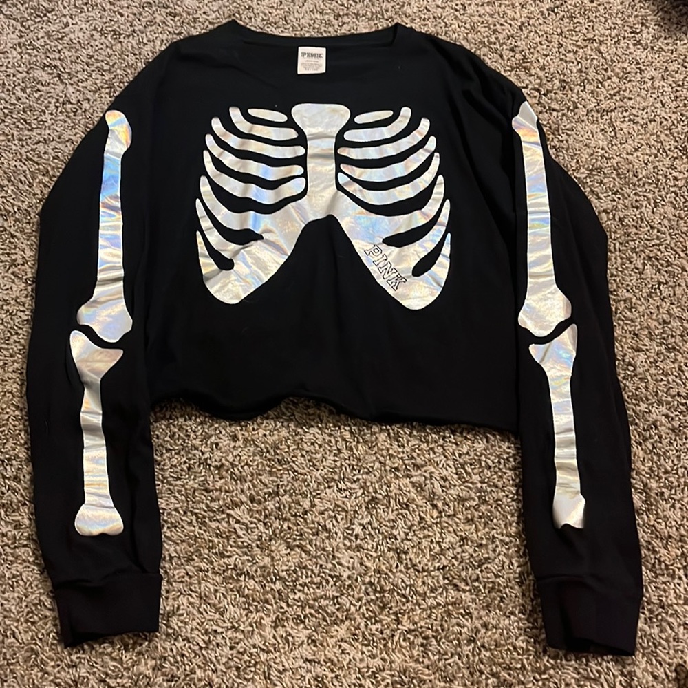 PINK Skeleton Top